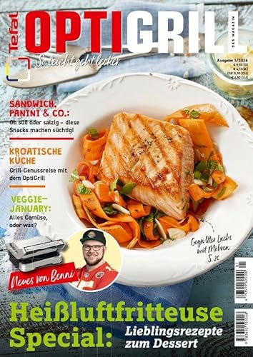 Tefal OptiGrill Magazin - Heißluftfritteuse Special: Lieblingsrezepte zum Dessert 01/2026