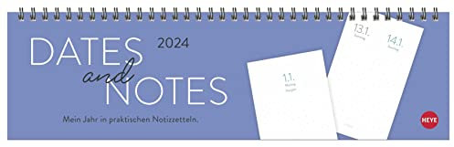 Zettelabreiß-Memo Wochenquerplaner 2024. Praktischer Tischquerkalender mit Kästchen zum Heraustrennen. Schicker Tischkalender 2024 fürs Büro. Wochenplaner für den Schreibtisch.