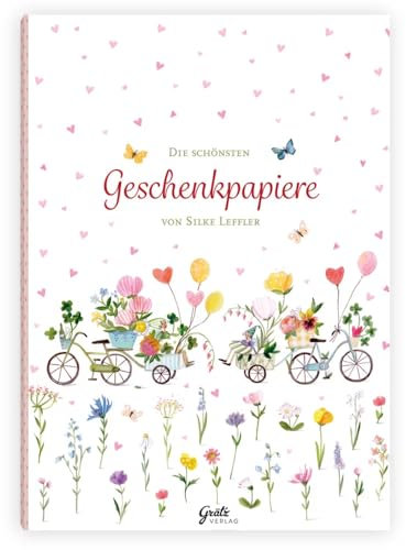 Grätz Verlag - Silke Leffler - Geschnkpapiere Buch - Auf ins Glück - 1 Buch / 12 Bögen