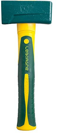 Leborgne Batipro, 3 funciones, acero al carbono forjado y templado, mango ergonómico de tres materiales, Peso: 1,2 kg (hierro)