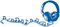 Samunshi® Wandtattoo Kopfhörer mit Noten 120 x 52cm enzian