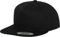 Flexfit Unisex Kasket klassisk 5 panel snapback M tze, Schwarz, Einheitsgröße EU