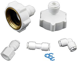 AS6KM-0 Anschluss-Set für Kühlschrank Samsung, LG, AEG, Bosch Side by Side. Anschluss für Wasserschlauch 6,35mm (1/4)