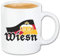 Reifen-Markt Kaffeetasse OKTOBERFEST - WIESN - MÜNCHEN - CANNSTATTER WASEN - VOLKSFEST Keramik 330 ml in Weiß