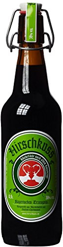 Hirschkuss 38% 0,5l Schnackelverschlussflasche, Kräuterlikör aus Oberbayern