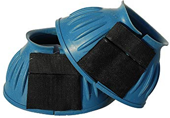Rhinegold 0 Velcro Over-Reach Boots-Extra Large-Turquoise Hufglocken, türkis