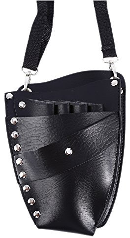Borsa per forbici professionale, Borsa per attrezzi da parrucchiere, Borsa per attrezzi da parrucchiere Forbici da parrucchiere in pelle Custodia per parrucchiere Fondina Custodia per rivetti Borsa
