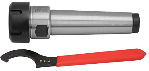 Oumefar Router Bit Collet Chuck Adapter Boring Head Arbor Adapter Carbon Steel Collet Chuck Tooling Holder MT4 ER32 M16