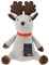 LILENO HOME Türstopper Tier als Weihnachts Winter Elch - hochwertiger Türstopper als Boden Tür Stopper Sack - Tiere Stoff Türstopper Boden mit Sandfüllung
