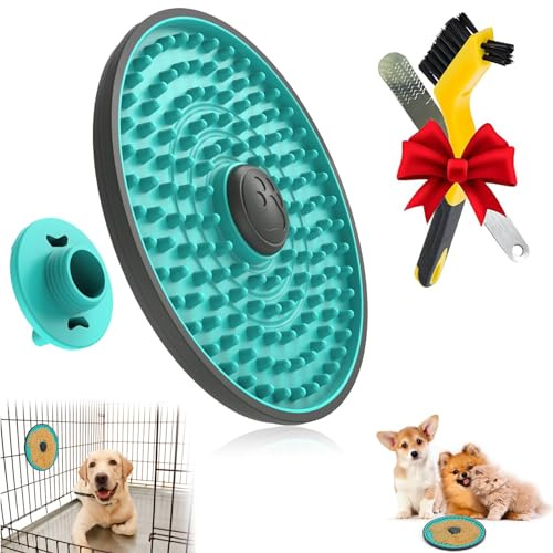 Lick Mat for Dogs Crate Lick Pad Slow Feeder for Crate Training
