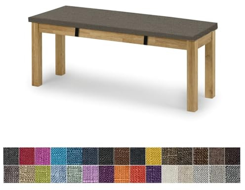 yaoumeo Bankauflage Sitzkissen,Bankkissen,140x40x5cm Gartenbank Auflage,Waschbar-Abnehmbarem,Mehrere Farbgrößen Verfügbar(Kaffee Grau)