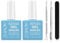 Nail Polish Remover 2 Pack, Peel off in 3-5 Min, Quick & Easy Removes Gel Nail, Acrylic & Shellac Nails with Nail File + Cuticle Pusher + Nail Polish Scraper, Do Not Hurt Your Nails, BLUE