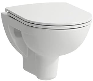 LAUFEN Pro Wand-WC, Tiefspüler, spülrandlos, 490x360x350mm, H8219520000001, Farbe: Weiß