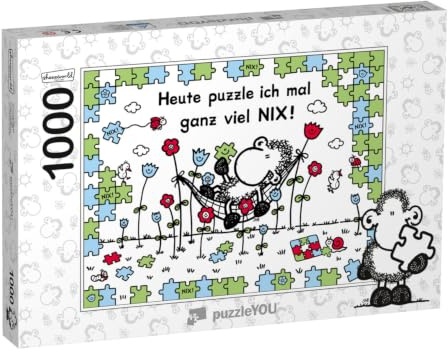 puzzleYOU: Puzzle 1000 Teile „Ganz viel NIX“