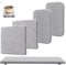 Water Absorbent Diatomite Coasters Set of 5 Water Absorbing Stone Tray 3 Sizes Diatomaceous Earth Soap Holder Used for Hand Soaps Plants and Cosmetic Bottles