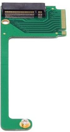 NFHK NVME M-Key 22 x 30 mm auf 22 x 80 mm abgewinkelte Verlängerung, SSD-Upgrade-Adapter, kompatibel mit ROG Ally Gaming