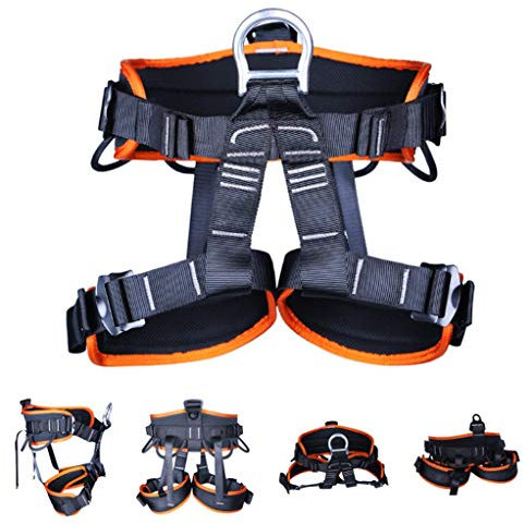 SwaYve Safety Harness,Climbing Harness Half Body Safety Belt for Tree Rock Mountaineefire Rescue Caving Rappelling Sport Climbing