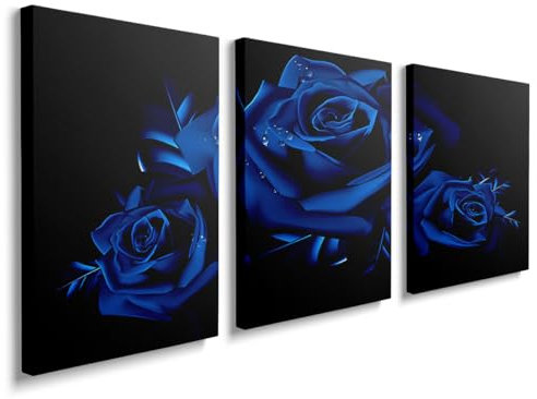 prinfantasy Poster Aesthetic 3 Teilige Bilder - Leinwand Pflanzen Gemälde Wandkunst Kunstwerk 30X40CM DYH0087