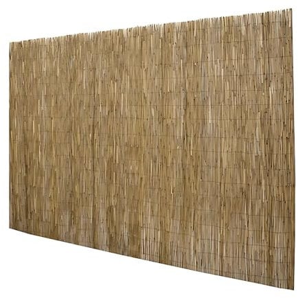 Price Pixel Reed Bamboo Fence – Natural Peeled Reed Fence - Extra Thick Garden Screening Roll, Outdoor Privacy Border Wind and Sun Protection (2M x 4M)