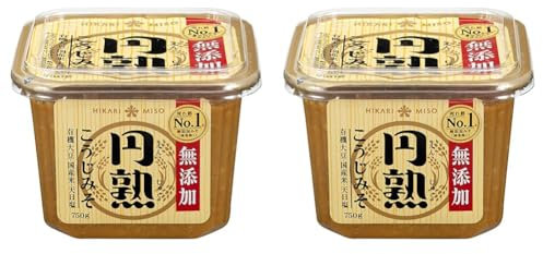 Hikari Miso Mutenka Koji Miso All Natural, 750 gramm (Packung mit 2)