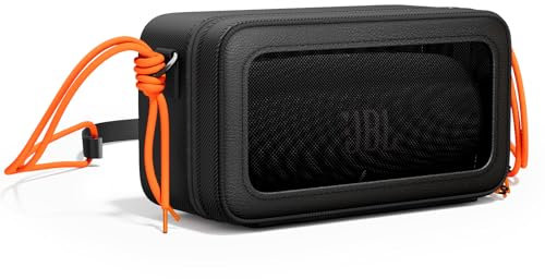 Universal-Tasche für Bluetooth-Lautsprecher JBL Charge 5 / Charge 4 / JBL Flip 5 / Flip 6 / Bose SoundLink Flex BolaButty / Anker Soundcore / Soundcore 2 / mit verstellbarem Schultergurt (schwarz)