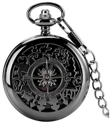 Kompass Outdoor mit Metallketten,Retro Kompass mit Leuchtziffern,Navigation Kompass,Portable Taschenkompass,Kompass Wandern,Nautischer Kompass,Kompass Navigation Tools für Wandern,Camping (Stil 4)