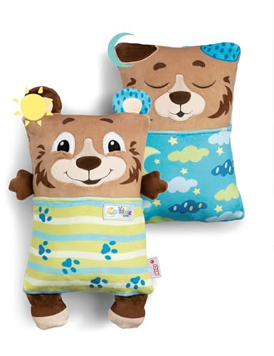 NICI Cosidoo Kuscheltier Bär mit Wendefunktion 30x20cm - braun - Weiches Plüschtier – Für kleine Kuscheltierliebhaber zum Kuscheln & Spielen. Ideal für Zuhause, den Kindergarten oder unterwegs - 62293