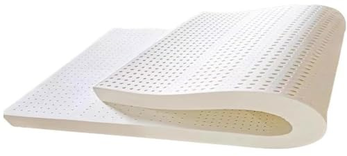 100% Natürlicher Latex Bio Atmbar Und Komfortabel, Langlebig Und Nicht Leicht Zu Kollabieren Matratze Topper, Natürliche Latex -Matratze,7.5cm,90x200cm(35x79in)