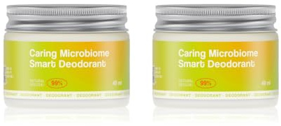 Freshly Cosmetics Caring Microbiome Pack 2 – Desodorante natural sin aluminio ni alcohol, 40 ml
