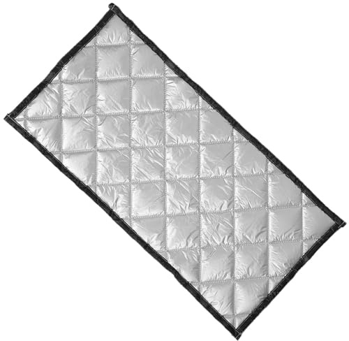 Schallschutzvorhang Silber aus Oxford Stoff für Türen und Fenster | Echo, Blockiert Schall, Thermisch Isoliert, für Büros und Aufnahmeräume, Seasons