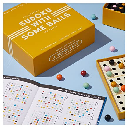 Brass Monkey Sudoku with Some Balls Sudoku Game Set (2)