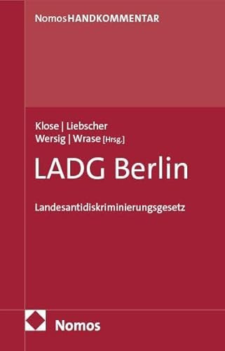 Landesantidiskriminierungsgesetz: LADG Berlin: Handkommentar