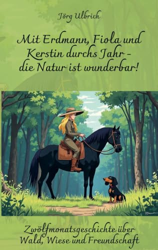 Mit Erdmann, Fiola und Kerstin durchs Jahr - die Natur ist wunderbar!: Zwölfmonatsgeschichte über Wald, Wiese und Freundschaft