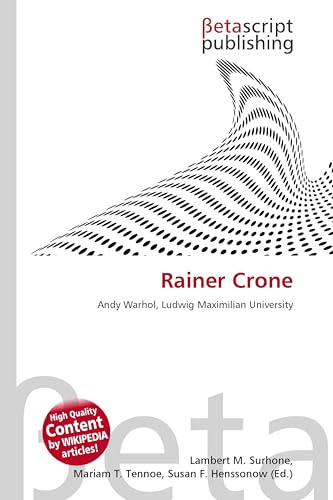 Rainer Crone: Andy Warhol, Ludwig Maximilian University