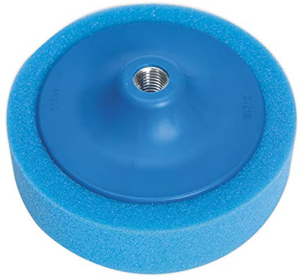 Sealey Buffing & Polishing Foam Head, Ø150 x 50mm, 5/8UNC Blue/Medium - PTC/CH/5/8-B