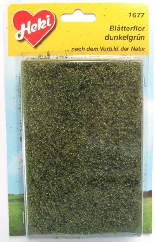 HEKI 1677 Leaf Blatt-Flor, Größe: 28 x 14 cm, Farbe: Dunkelgrün, S