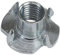BB Sport Einschlagmuttern M10 EDELSTAHL 13 mm Einschlaggewinde für Klettergriffe, Menge:50