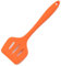 Chef Craft 13110 Hochwertiges Silikon Pfannenwender, Orange/Abendrot im Zickzackmuster (Sunset Chevron)