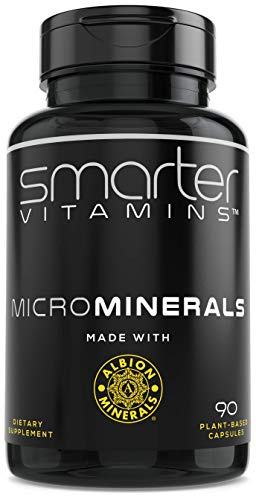 15mg Zinc Glycinate from Albion® 6 Essential Trace Bisglycinate Minerals, Manganese, Boron, Chromium, Selenium, Molybdenum Supplement, 90 Plant-Based Vegan Capsules