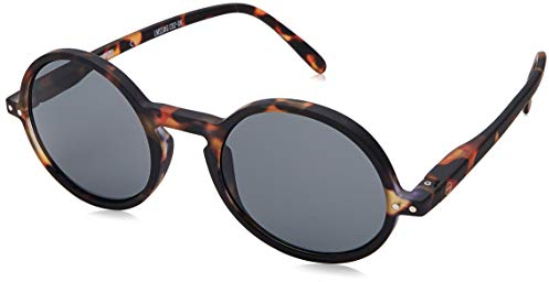 IZIPIZI Unisex Shape #G Sonnenbrille, Tortoise Soft Grey Lenses, one Size