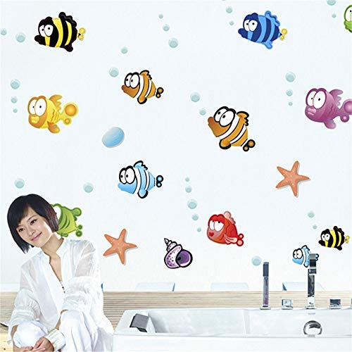 DHRH Wandtattoo Aufkleber, Wandaufkleber Sea World Fish Nemo Vinyl Wandtattoo Aufkleber für Wohnzimmer Home Kid Kinder