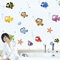DHRH Wandtattoo Aufkleber, Wandaufkleber Sea World Fish Nemo Vinyl Wandtattoo Aufkleber für Wohnzimmer Home Kid Kinder