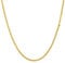 PROSTEEL Schlangenkette Halskette 2mm 18k vergoldet runde Kette Collier 51cm für Anhänger mit Sicherheitsverschluss Modeschmuck Accessoire für Damen Herren Jungen Mädchen