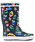 Aigle Lolly Pop Theme, Stivali da Pioggia, Unisex - Bambini e ragazzi, Multicolore (Monstres), 24 EU