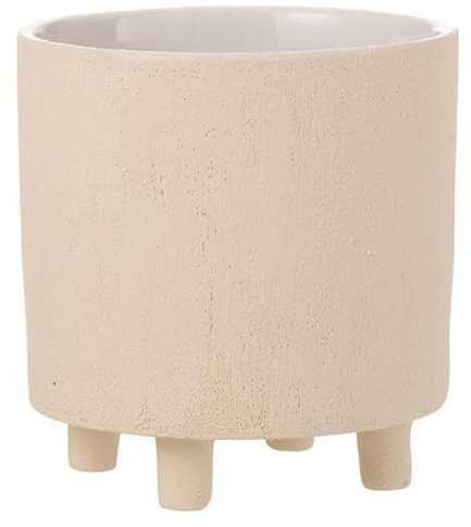 Paris Prix Cache-Pot Déco en Céramique Sable 20cm Beige