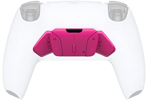 eXtremeRate Ersatz RISE4 Tasten Set 4 Rücktasten K1 K2 K3 K4 Back Paddles für ps5 Controller eXtremeRate Rise & RISE4 Remap Kit(KEIN Controller & Keine PCBA Platine)-Nova Pink