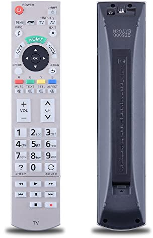 GOUYESHO Nuovo telecomando di ricambio N2QAYB000928, Adatto per Panasonic TV N2QAYB000842 N2QAYB000840 N2QAYB00101 N2QAYB000863 N2QAYB001109 TX-39ASX659 TX-42ASE650000 TX-55AS740E