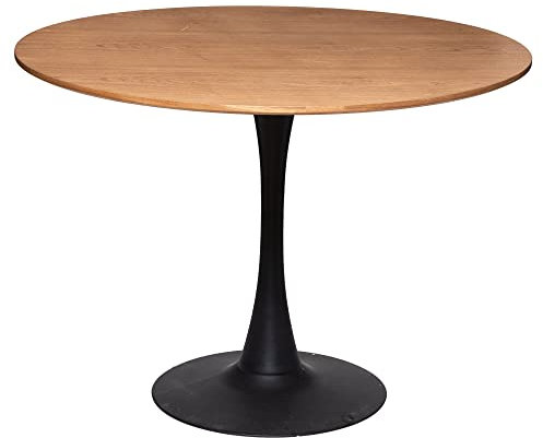 Atmosphera - Table à Manger Elias - métal et Bois D100 cm