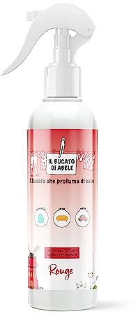 IL BUCATO DI ADELE il bucato che profuma di casa | Profuma Tessuti Spray, Fragranza Rouge, Formato 250 ml