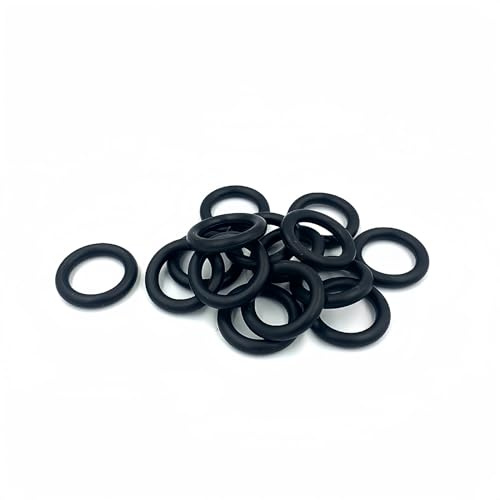 Boxonly 50 Stück Nitrilkautschuk O-Ring 13mm x 8mm x 2,5mm (DIX L) schwarz